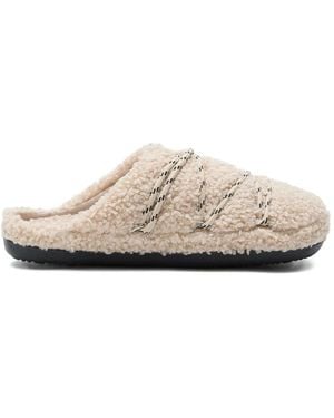 Moon Boot Slippers - Natural