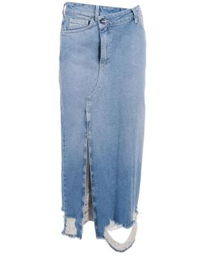 Dondup Denim Skirts - Azul