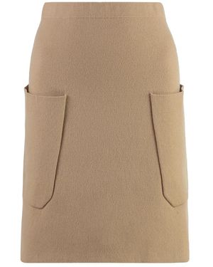 Malo Short Skirts - Neutro