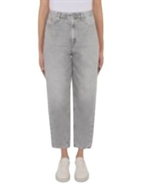Dondup Jeans ,Grijs ,Cropped Jeans
