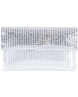 Twentyfourhaitch Vega Pixel Clutch - Wit