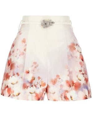 Zimmermann Short Shorts - Red