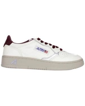 Autry Schoenen ,Wit ,Katoen Medalist Low Ne 19