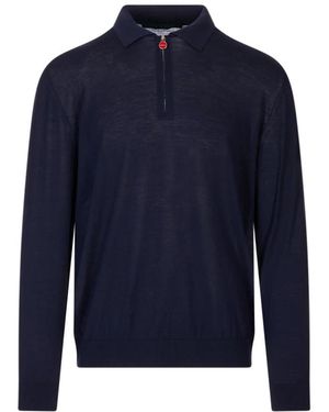 Kiton Polo Shirts - Bleu