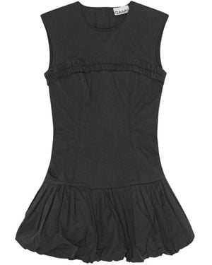 Ganni Short Dresses - Black