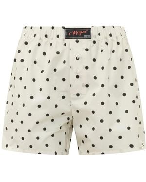 MSGM Short Shorts - White