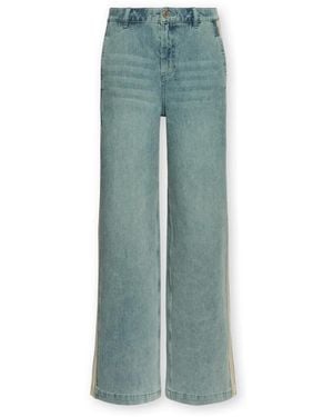Elena Miro Wide Jeans - Azul