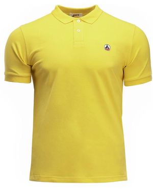 J.O.T.T Tops ,Geel ,Katoen Polo Shirt Marbella