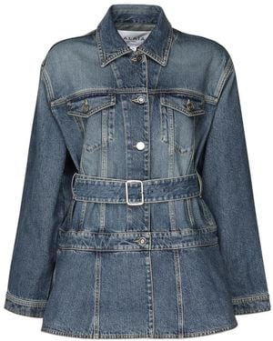 Alaïa Denim Jackets - Blauw