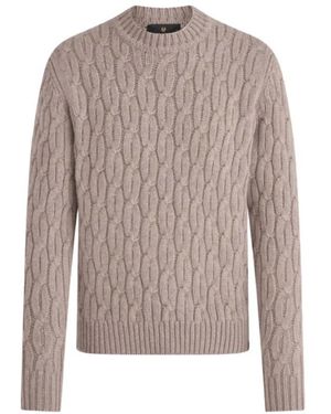 Belstaff Round-Neck Knitwear - Brown