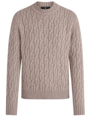 Belstaff Round-Neck Knitwear - Brown