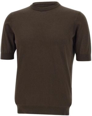 FILIPPO DE LAURENTIIS Round-Neck Knitwear - Brown