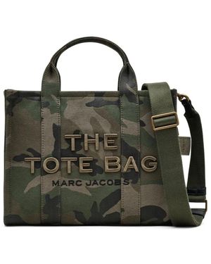 Marc Jacobs Camo Jacquard Medium Tote Tasche - Grün