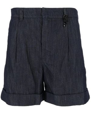 Max Mara Tenue Denim Shorts - Blauw
