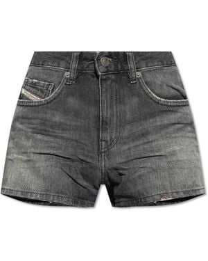 DIESEL De-yuba pantaloncini in denim - Grigio