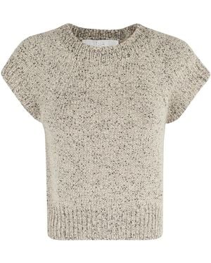 Tela Round-Neck Knitwear - Grigio