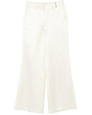 Panicale Wide Trousers - Blanco