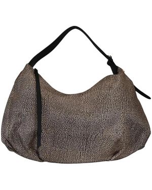 Borbonese Prive Hobo Bag Medium - Braun