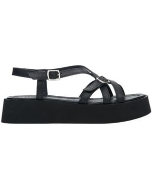 ESTRO Flat Sandals - Azul