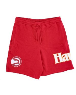 Mitchell & Ness Casual Shorts - Red