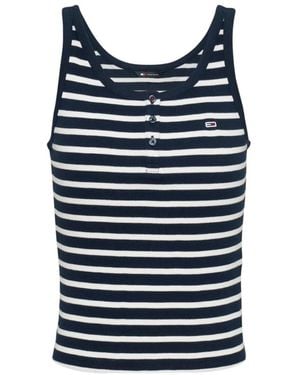 Tommy Hilfiger Sleeveless Tops - Blu