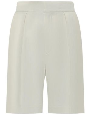 Victoria Beckham Long Shorts - Gris