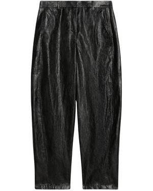 iBlues Leather Trousers - Negro
