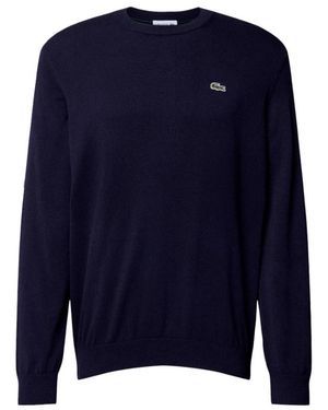 Lacoste Round-Neck Knitwear - Blue