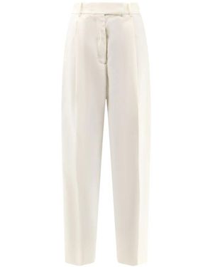 Rohe Straight Trousers - Bianco