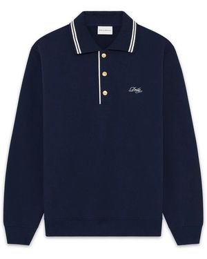 Drole de Monsieur Round-Neck Knitwear - Blue