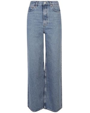 Samsøe & Samsøe Wide Jeans - Azul