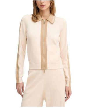 Elisabetta Franchi Cardigans - Natural