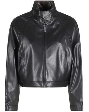 Low Classic Kurze Jacke Mit Hohem Kragen - Schwarz