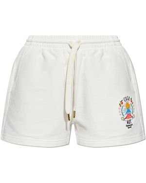 CASABLANCA Short Shorts - White