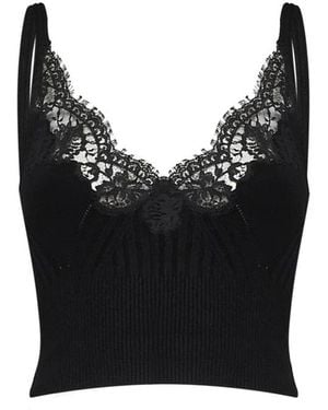 Ermanno Scervino Tops ,Zwart ,Top