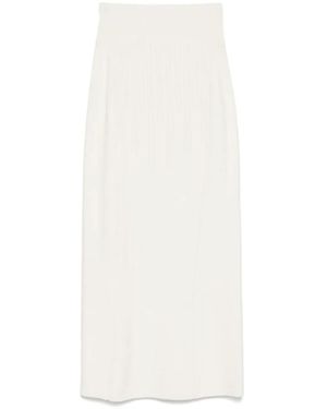 Mugler Midi Skirts - White