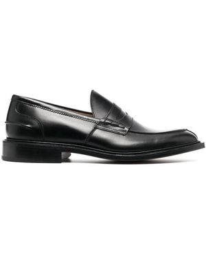 Tricker's Klassischer Lederslipper - Schwarz