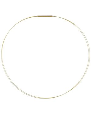 ERNSTES DESIGN 2-Strang Drahtseil-Halskette Ds2-Gg-40 - Mettallic