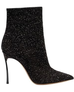 Casadei Universe Blade Ankle Boot - Black