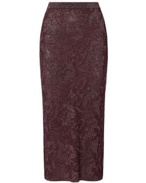 Liu Jo Midi Skirts - Purple