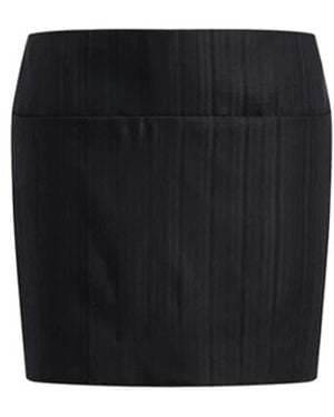 Dondup Pinstripe Mini Rok - Zwart