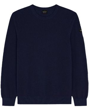 Paul & Shark Round-Neck Knitwear - Bleu