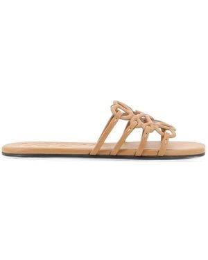 Loewe Sliders - Marron