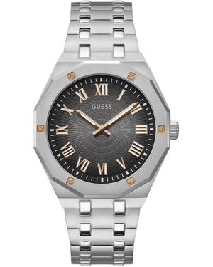 Guess Accessoires ,Grijs ,Analoog Horloge - Metallic