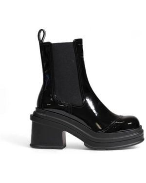 ARMANI EXCHANGE Heeled Boots - Black