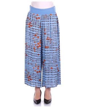 Manila Grace Wide Pants - Blue