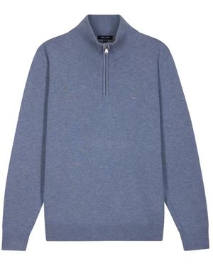 Eden Park Round-Neck Knitwear - Blauw
