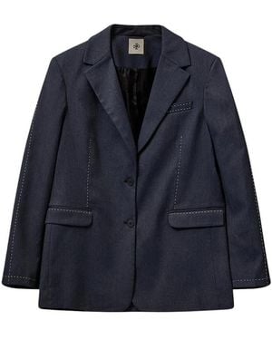 THE GARMENT Jassen ,Blauw ,Leer Pluto Blazer