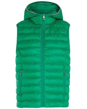 Tommy Hilfiger Jassen ,Groen ,Polyester Vests
