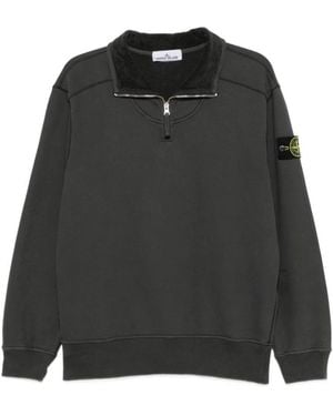 Stone Island Crewneck Sweatshirt - Schwarz